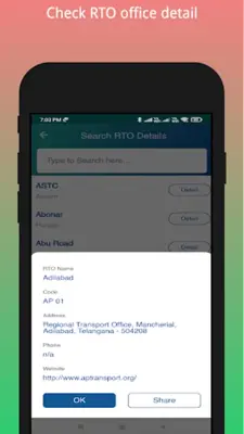 Challan, Vahan, RTO info Ind android App screenshot 3