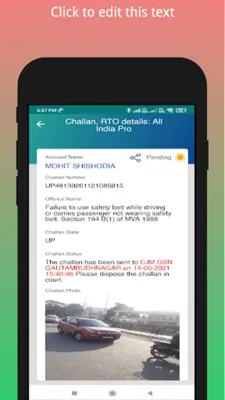 Challan, Vahan, RTO info Ind android App screenshot 4