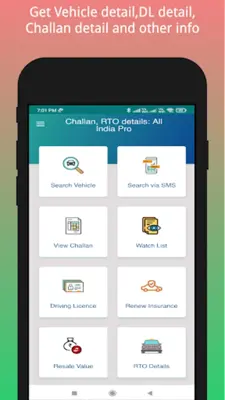 Challan, Vahan, RTO info Ind android App screenshot 7